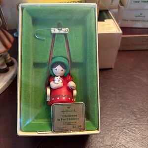 1979 Vintage Ornament - “Christmas is for Children”